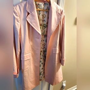 Casual Corner Baby Pink Trench Coat